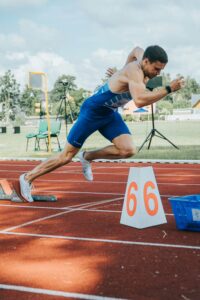 sprinter on track
